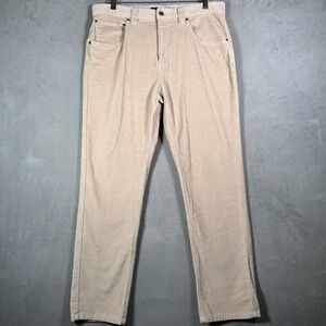 Mountain Khakis Pants Mens 35x30 Beige Crest Corduroy Modern Fit Gorpcore Casual